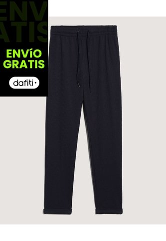 Pantalón  Para Hombre Jogger Color Azul Marca Ostu #60070480 Ostu