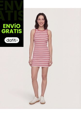 Vestido  Para Mujer M/Sisa Corto Color Rojo Marca Ostu #40178218 Ostu