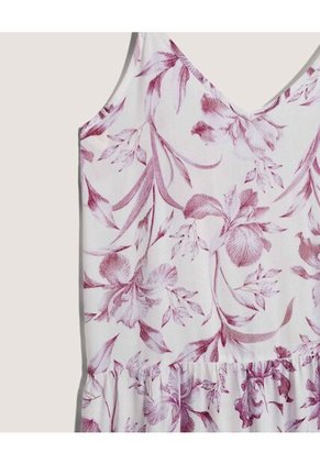 Vestido Para Mujer M/Sisa Largo Color Lila Marca Ostu #40170381