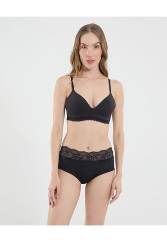 Brasier Para Mujer Monocopa Color Negro Marca Ostu #40830034 Ostu