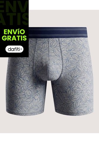 Boxer  Para Hombre Filete Corto Algodón Color Gris Marca Ostu #60000540 Ostu
