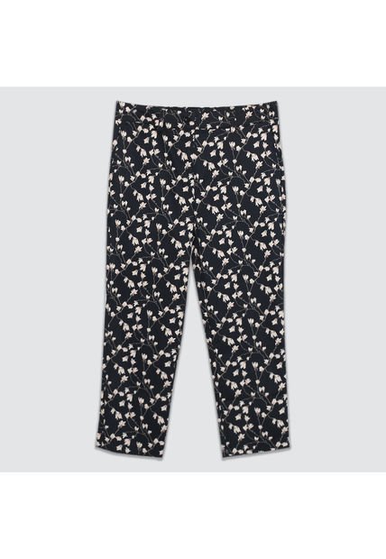 Pantalon Para Mujer Capri Color Azul  Marca Ostu #40070442