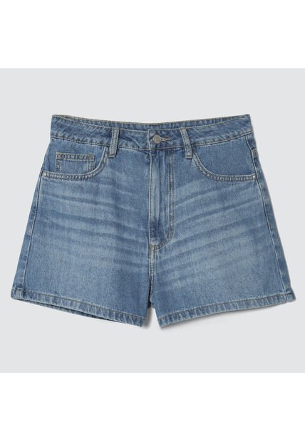 Short Mujer Ostu  Azul Algodón 40190239-580