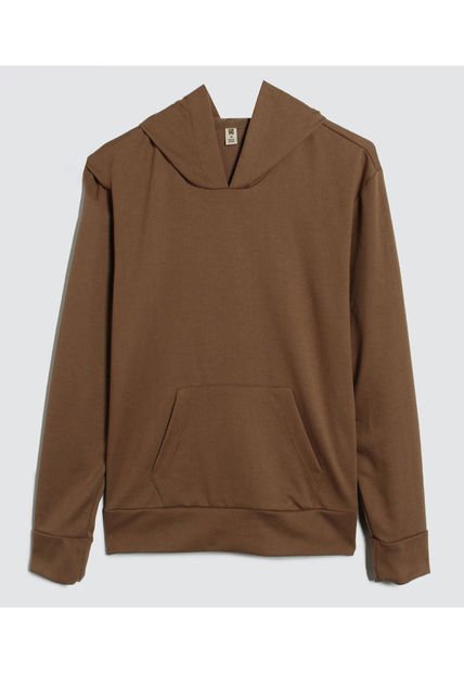 Buzo Para Niño Hoodie Color Café  Marca Ostu #80060134