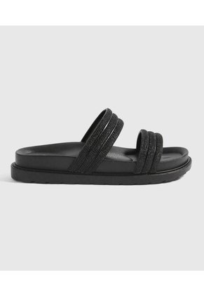 Sandalias Para Mujer  Color Negro Marca Ostu #40690009