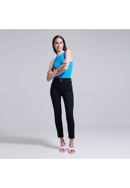 Jean Para Mujer Push Up Color Negro Marca Ostu #40160323
