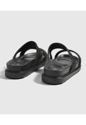 Sandalias Para Mujer  Color Negro Marca Ostu #40690009