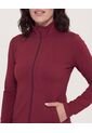 Buzo  Para Mujer Cuello Alto O Cuello Tortuga Color Vino Marca Ostu #40060531 de Ostu