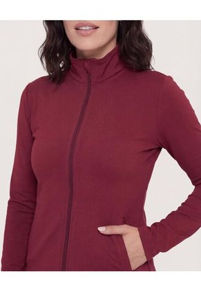 Buzo  Para Mujer Cuello Alto O Cuello Tortuga Color Vino Marca Ostu #40060531