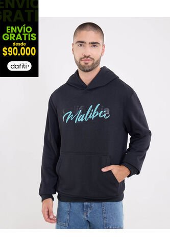 Buzo  Para Hombre Hoodie Color Negro Marca Ostu #60060589 Ostu