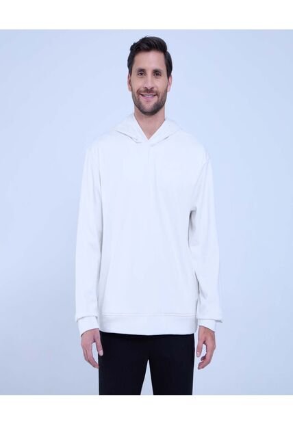 Buzo Para Hombre Hoodie Color Crema Marca Ostu #60060471