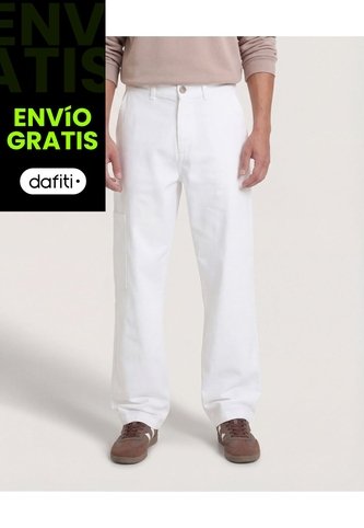 Pantalón  Para Hombre Moda Color Marfil Marca Ostu #60070527 Ostu
