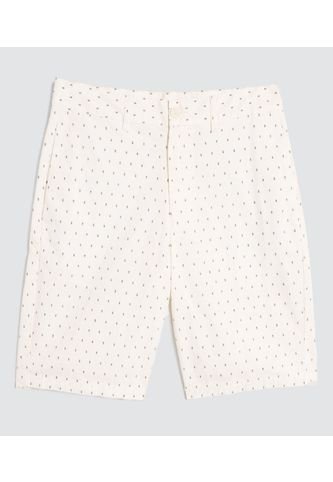 Bermuda Para Hombre  Color Crema Marca Ostu #60100386 Ostu