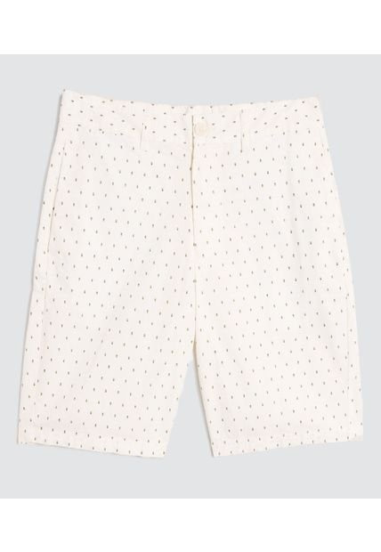 Bermuda Para Hombre  Color Crema Marca Ostu #60100386