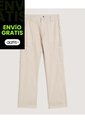 Jean  Infantil Niño Regular Color Beige Marca Ostu #80160094 de Ostu