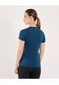 Camiseta  Para Mujer Manga Corta Cuello Redondo Color Azul Marca Ostu #40092649 de Ostu
