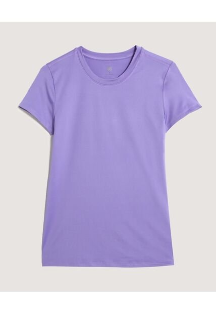 Camiseta  Para Mujer Manga Corta Cuello Redondo Color Lila Marca Ostu #40092648