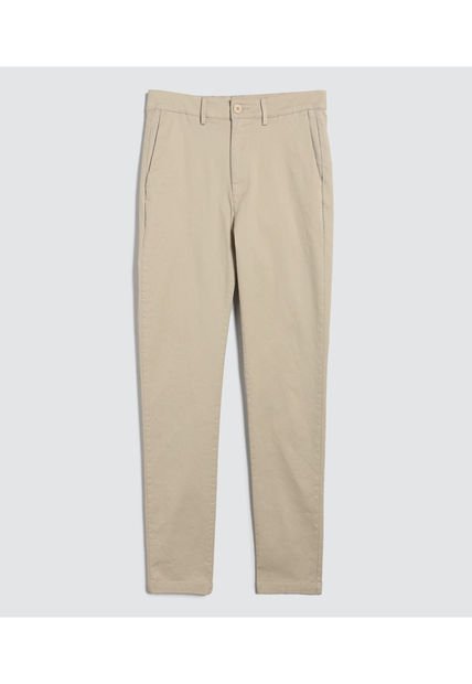 Pantalon Para Hombre Chino Color Beige Marca Ostu #60070297