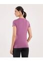 Camiseta  Para Mujer Manga Corta Cuello Redondo Color Morado Marca Ostu #40092651 de Ostu