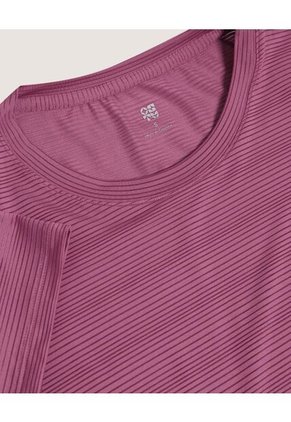 Camiseta Para Mujer Manga Corta Cuello Redondo Color Morado Marca Ostu #40092654