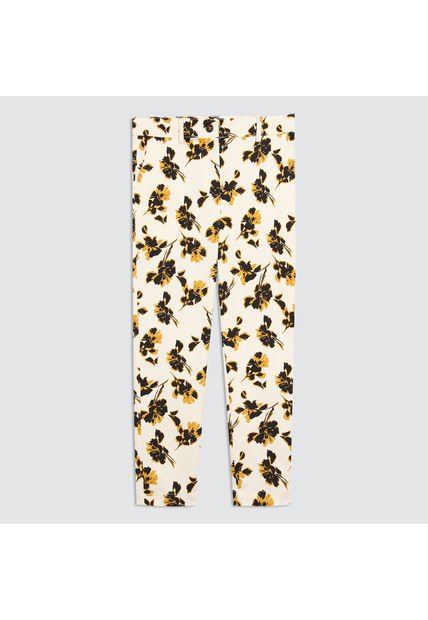 Pantalon Para Mujer Capri Color Crema Marca Ostu #40070527