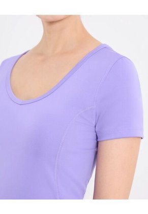 Camiseta Para Mujer Crop Top Color Lila Marca Ostu #40092664