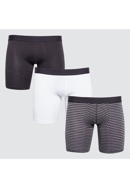 Boxer Para Hombre Filete Medio Algodón Color Pack X Marca Ostu #60000369