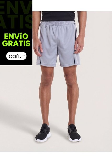 Bermuda  Para Hombre Deportiva Medio Color Gris Marca Ostu #60100515