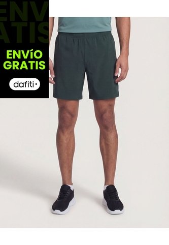 Bermuda  Para Hombre Deportiva Medio Color Verde Marca Ostu #60100500 Ostu