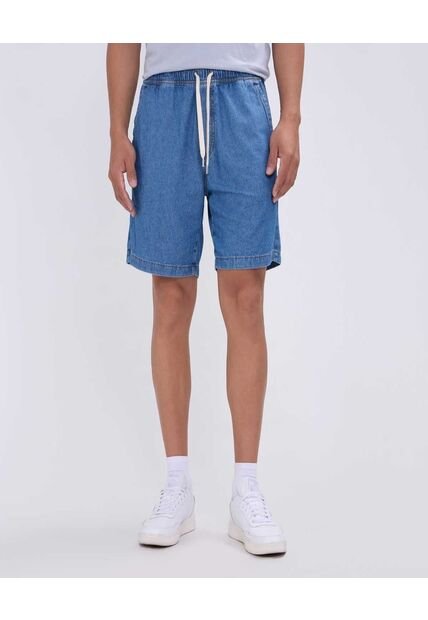 Bermuda Para Hombre  Color Azul Medio Marca Ostu #60100399