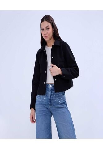 Chaqueta Para Mujer Moda Color Negro Marca Ostu #40080219 Ostu