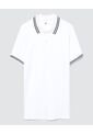Polo Para Hombre Cuello Tejido Sin Bolsillo Color Blanco Marca Ostu #60110533 de Ostu