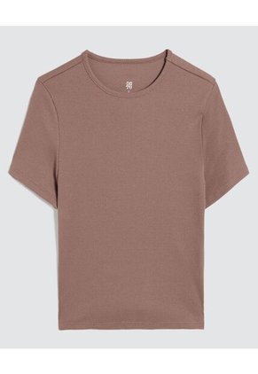 Crop Top Para Mujer Crop Top Color Café Claro Marca Ostu #40092335