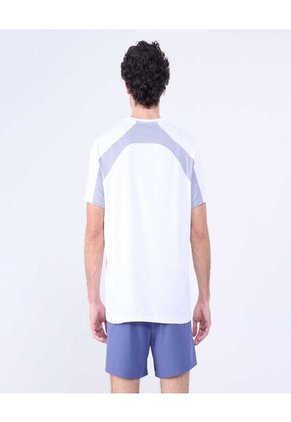 Camiseta Para Hombre Manga Corta Cuello Redondo Color Blanco Marca Ostu #60091503