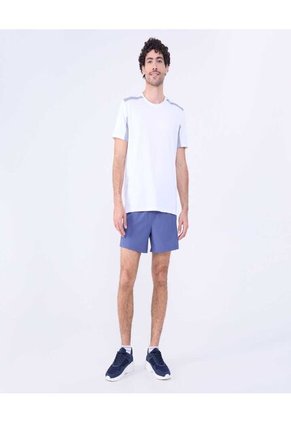 Camiseta Para Hombre Manga Corta Cuello Redondo Color Blanco Marca Ostu #60091503