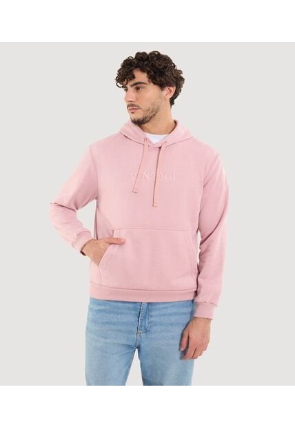 Buzo Para Hombre Hoodie Color Rosado  Marca Ostu #60060395