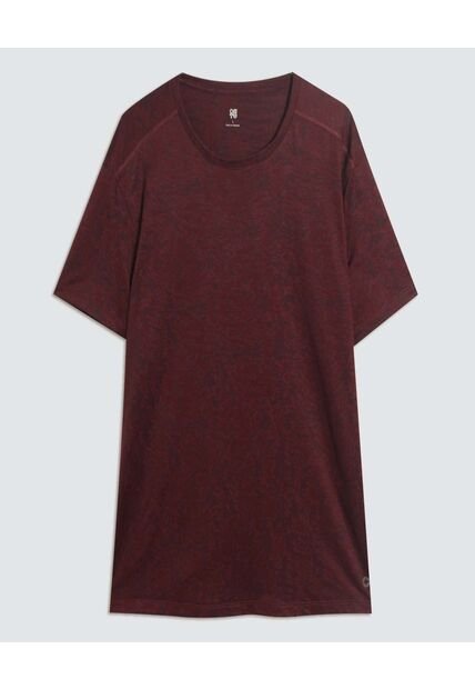 Camiseta Para Hombre Manga Corta Color Vino Marca Ostu #60091347