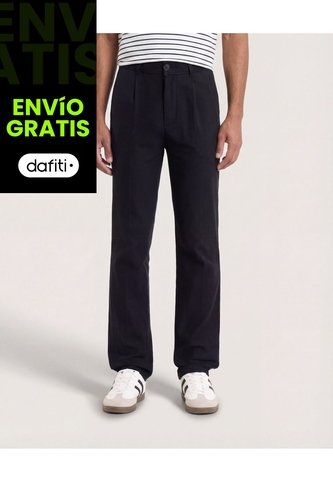 Pantalón  Para Hombre Moda Color Negro Marca Ostu #60070583 Ostu
