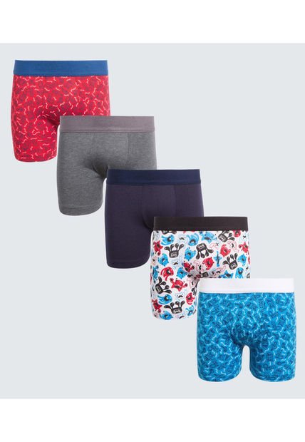 Boxer Para Niño Filete Medio Color Pack X Marca Ostu #80000086