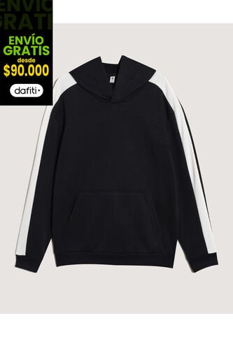 Buzo  Para Hombre Hoodie Color Negro Marca Ostu #60060592 Ostu