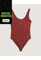Body  Para Mujer Manga Sisa Color Naranja Marca Ostu #40200228 de Ostu