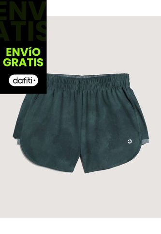 Short  Para Mujer Multiusos Plano Color Verde Marca Ostu #40190390 Ostu