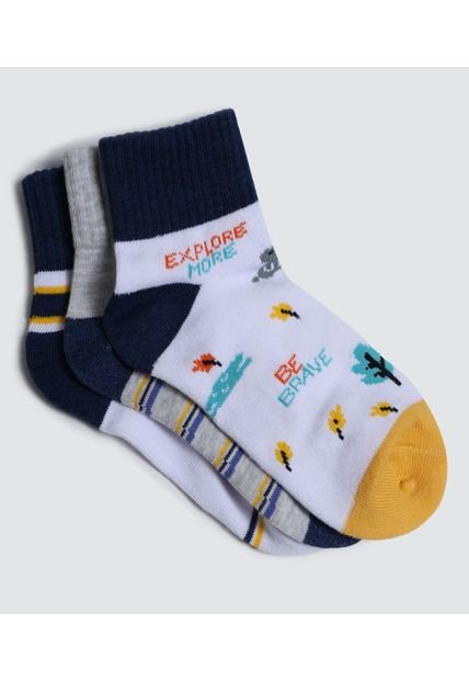 Medias Para Niño Tobillera Color Pack X Marca Ostu #80980112