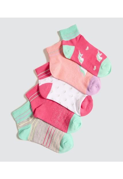 Medias Para Niña Tobillera Color Pack X Marca Ostu #90980119