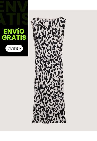 Vestido  Para Mujer M/Sisa Largo Color Beige Marca Ostu #40170374 Ostu