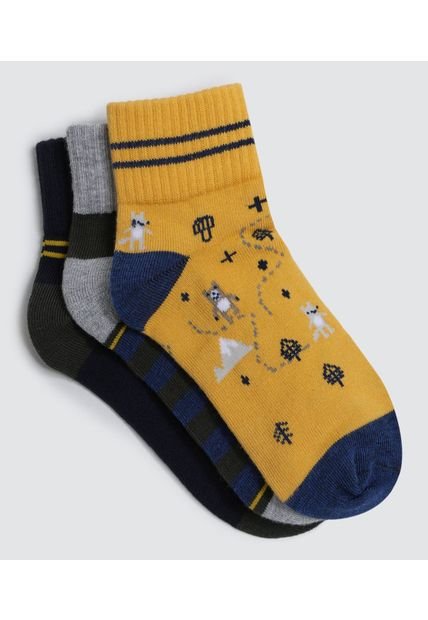 Medias Para Niño Tobillera Color Pack X Marca Ostu #80980115
