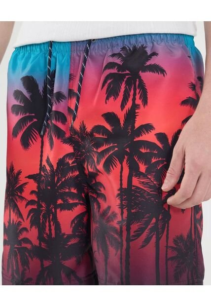 Ropa De Playa Para Hombre Pantaloneta De Baño Corta Color Azul Marca Ostu #60270049