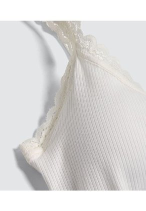 Top Para Mujer Top Color Crema Marca Ostu #40220336