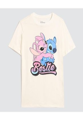 Camiseta Disney Stitch And Angel  Para Mujer #40092199 Ostu