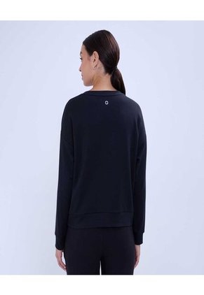 Buzo Para Mujer Cuello Redondo Color Negro Marca Ostu #40060411